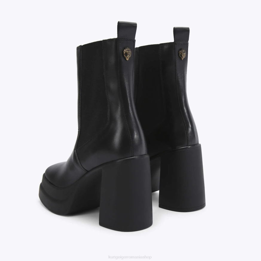 femei negru Kurt Geiger london stomp toc chelsea N02B661 | încălțăminte