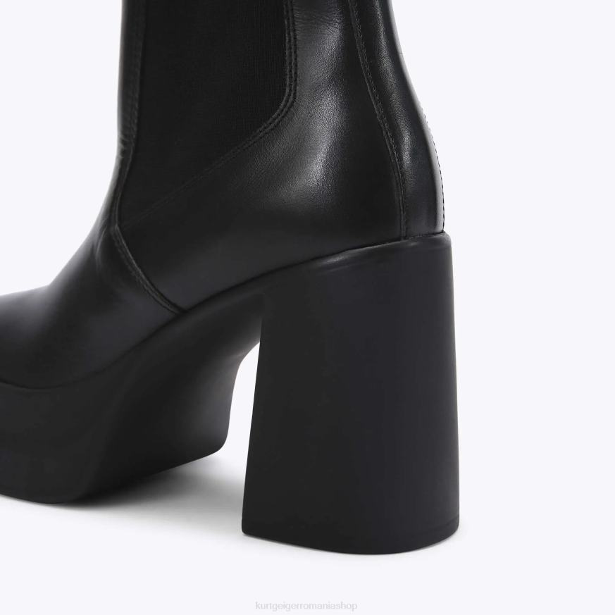 femei negru Kurt Geiger london stomp toc chelsea N02B661 | încălțăminte