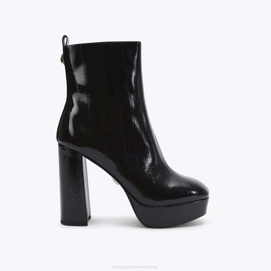 femei negru Kurt Geiger cizme platformă london pierra N02B401 | încălțăminte