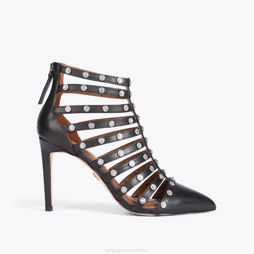 femei negru Kurt Geiger london octavia bootie N02B390 | încălțăminte