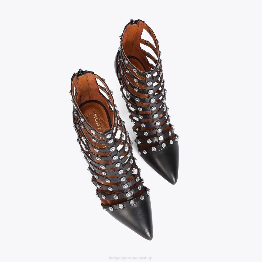 femei negru Kurt Geiger london octavia bootie N02B390 | încălțăminte