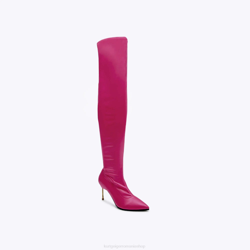 femei fushia Kurt Geiger London Barbican peste genunchi N02B413 | încălțăminte