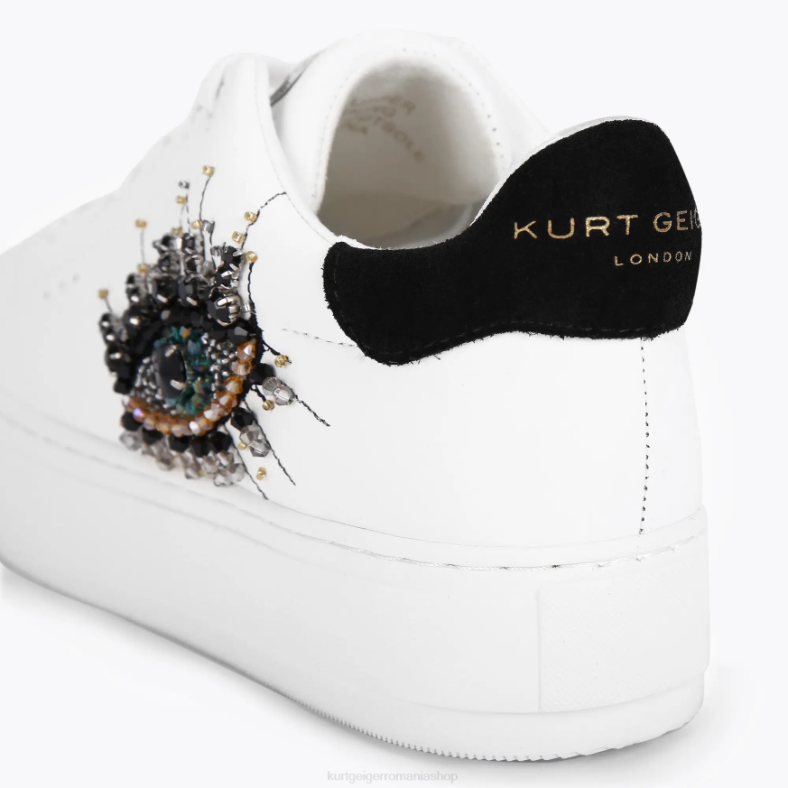 femei alb Kurt Geiger london laney eye N02B302 | încălțăminte
