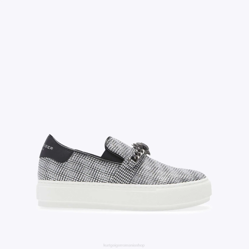 femei argint Kurt Geiger london laney chelsea slip on N02B376 | încălțăminte