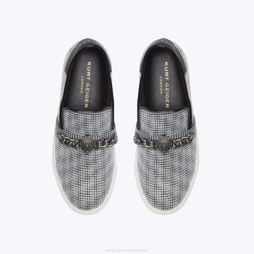 femei argint Kurt Geiger london laney chelsea slip on N02B376 | încălțăminte