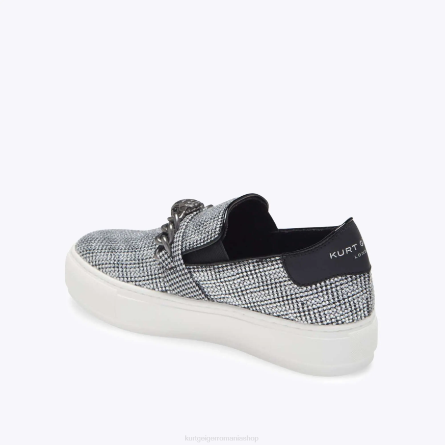 femei argint Kurt Geiger london laney chelsea slip on N02B376 | încălțăminte