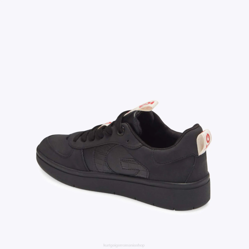 femei combinație de negru Kurt Geiger Londra a aterizat N02B372 | încălțăminte