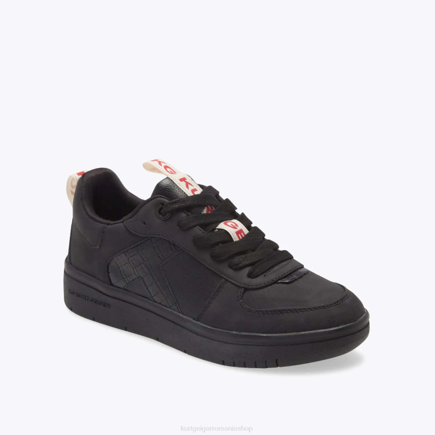 femei combinație de negru Kurt Geiger Londra a aterizat N02B372 | încălțăminte