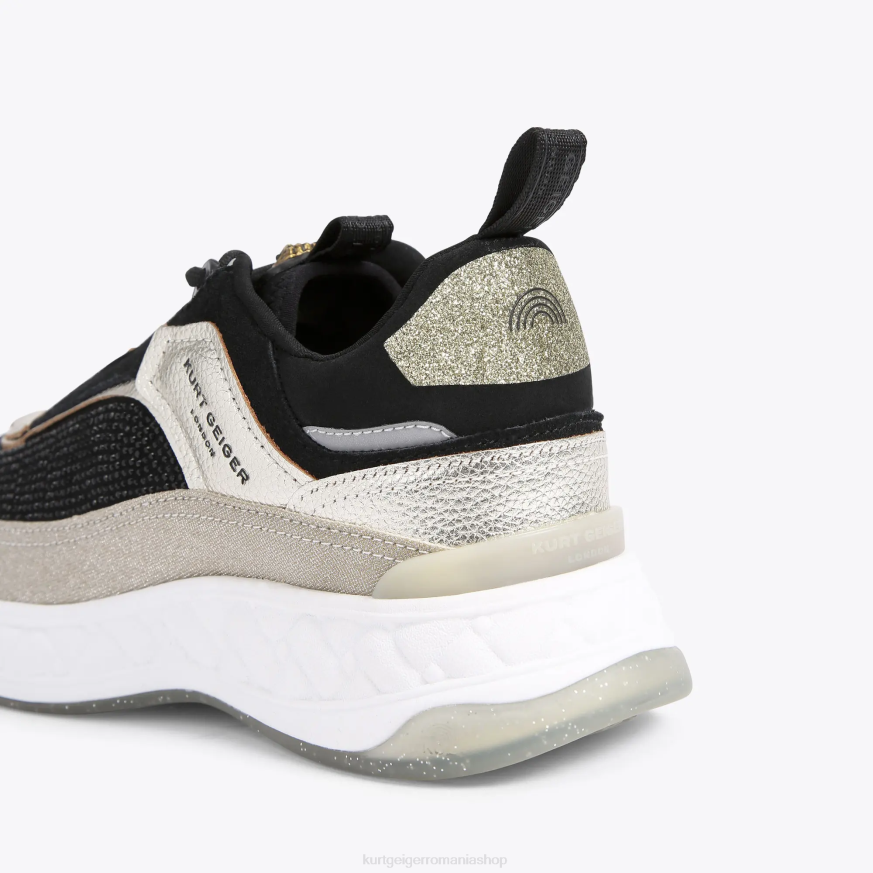 femei gri inchis Kurt Geiger adidasi london kensington N02B296 | încălțăminte