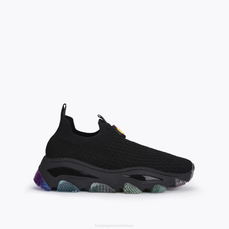 femei negru Kurt Geiger London Lettie Knit N02B305 | încălțăminte