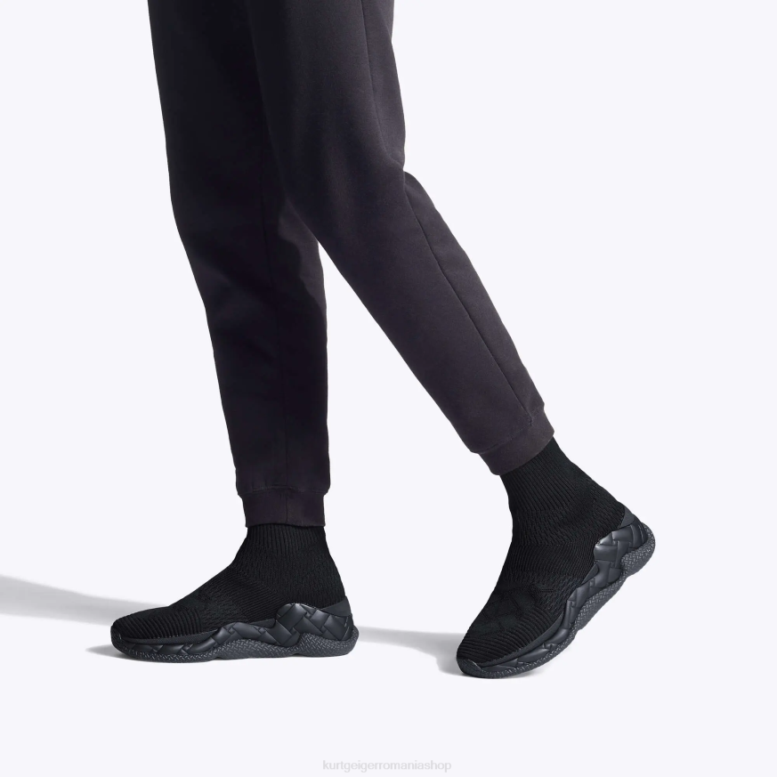 femei negru Kurt Geiger london mens london sock N02B385 | încălțăminte