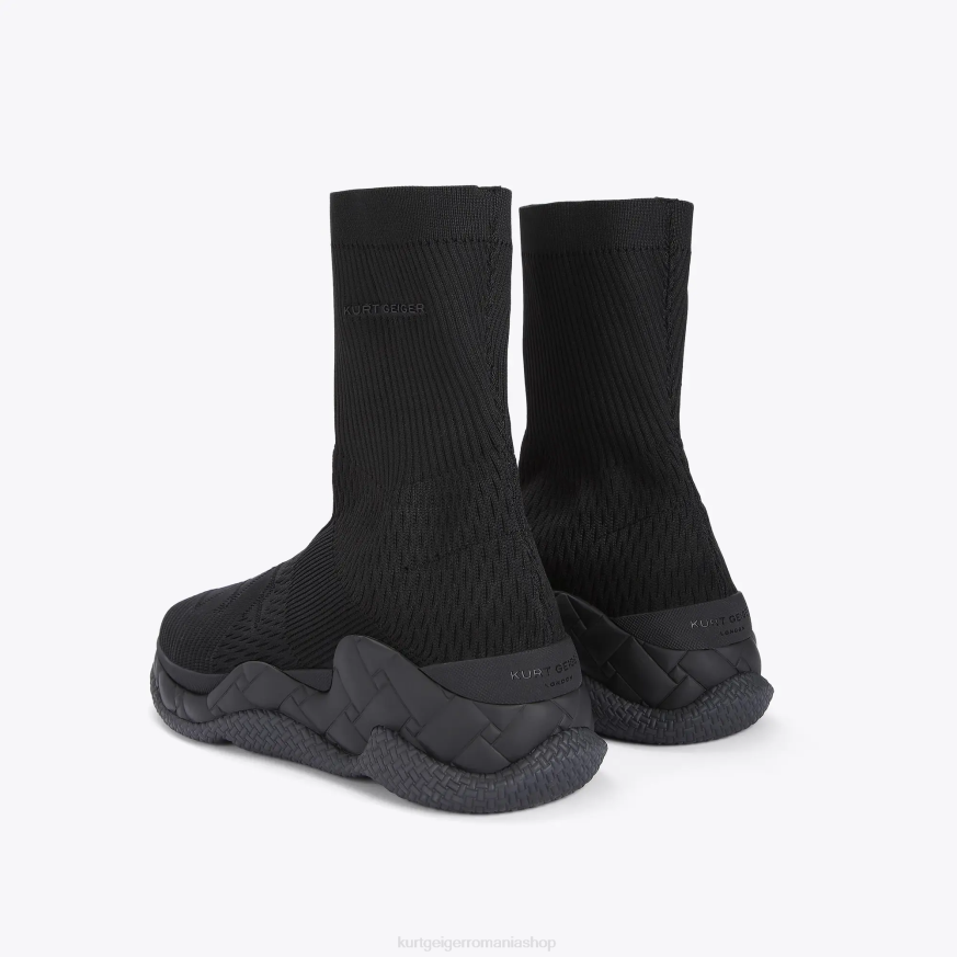 femei negru Kurt Geiger london mens london sock N02B385 | încălțăminte