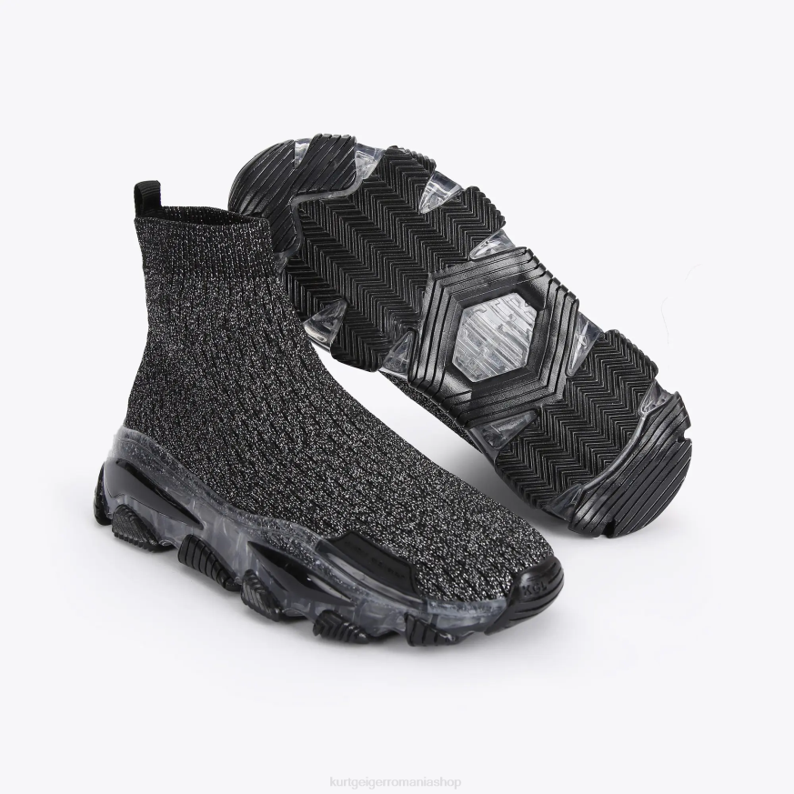 femei negru altul Kurt Geiger sos london lettie knit N02B393 | încălțăminte