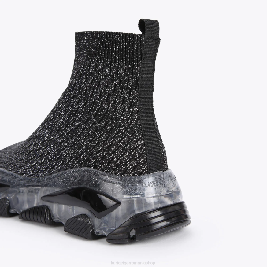 femei negru altul Kurt Geiger sos london lettie knit N02B393 | încălțăminte