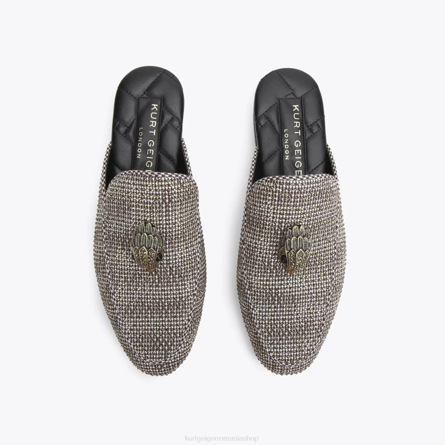 femei bej Kurt Geiger london holly eagle mule N02B416 | încălțăminte