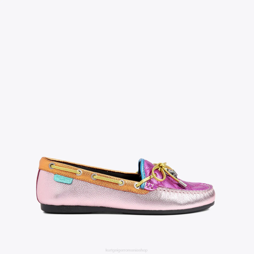 femei combinație roz Kurt Geiger mocasin london eagle N02B218 | încălțăminte
