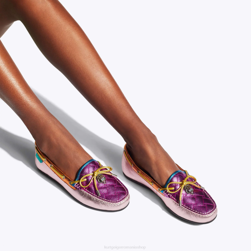 femei combinație roz Kurt Geiger mocasin london eagle N02B218 | încălțăminte
