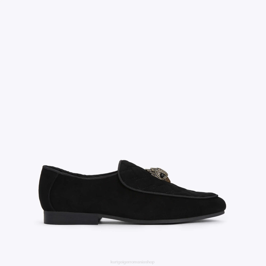 femei negru Kurt Geiger loafer london holly eagle N02B357 | încălțăminte