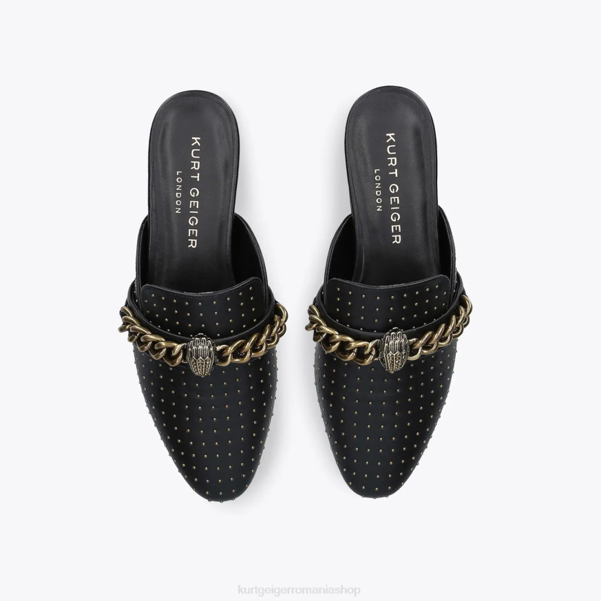 femei negru Kurt Geiger london chelsea mule N02B363 | încălțăminte