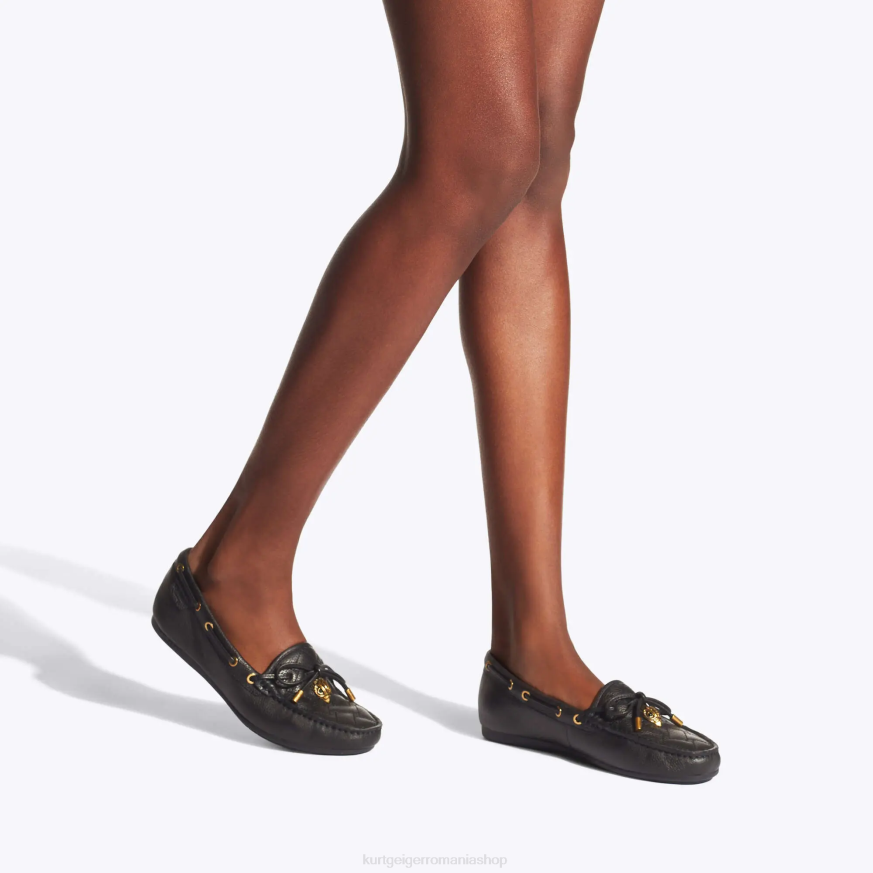femei negru Kurt Geiger mocasin london eagle N02B355 | încălțăminte