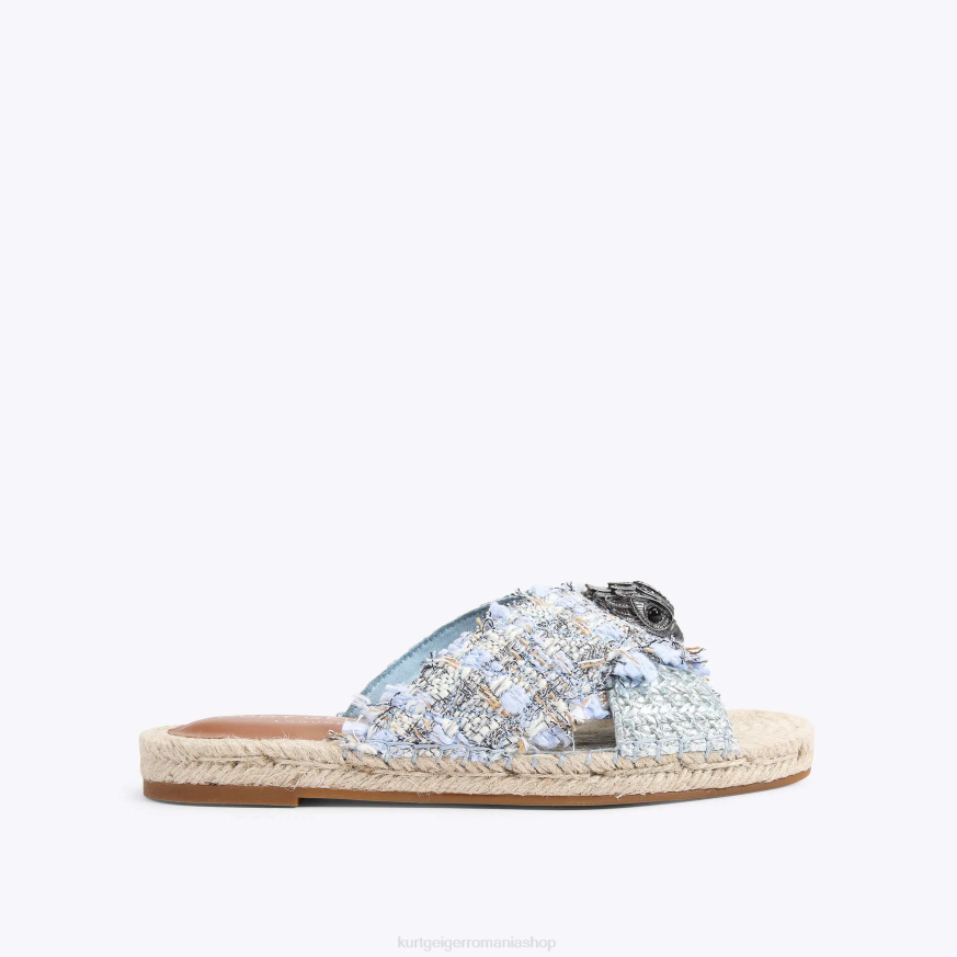 femei albastru deschis Kurt Geiger espadrile london kensington N02B444 | încălțăminte