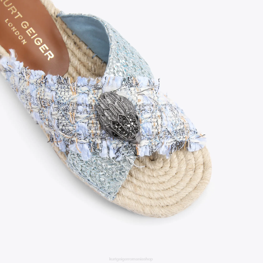 femei albastru deschis Kurt Geiger espadrile london kensington N02B444 | încălțăminte