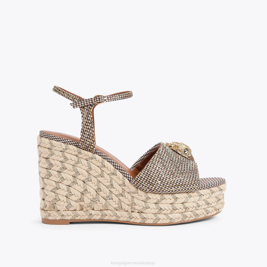 femei bej Kurt Geiger espadrile london kensington 105 N02B435 | încălțăminte
