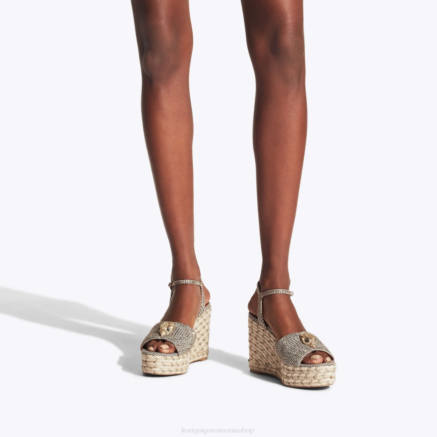femei bej Kurt Geiger espadrile london kensington 105 N02B435 | încălțăminte