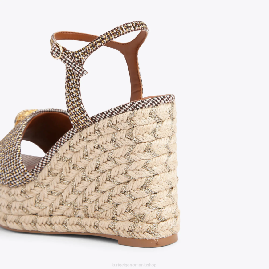 femei bej Kurt Geiger espadrile london kensington 105 N02B435 | încălțăminte