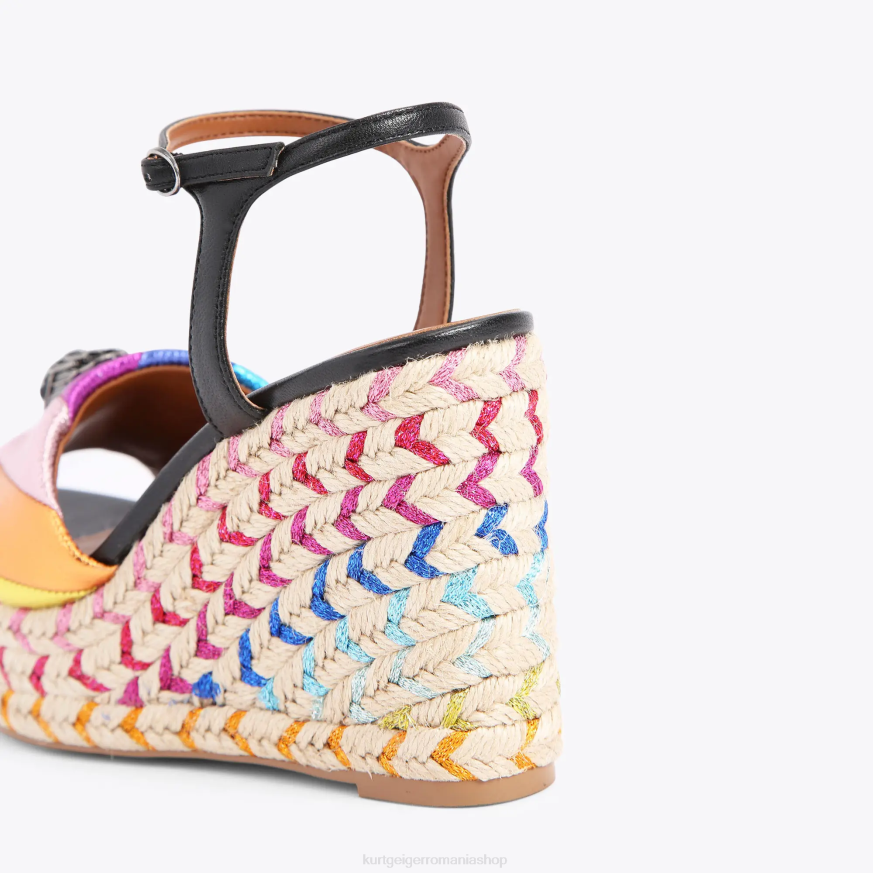 femei combinație de negru Kurt Geiger espadrile london kensington 105 N02B220 | încălțăminte