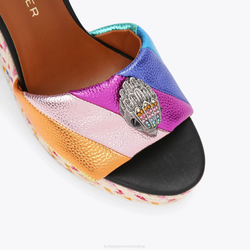 femei combinație de negru Kurt Geiger espadrile london kensington 105 N02B220 | încălțăminte