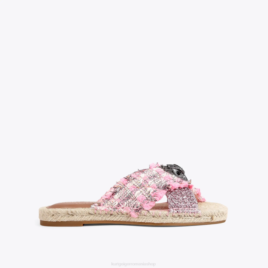 femei combinație roz Kurt Geiger espadrile london kensington N02B443 | încălțăminte