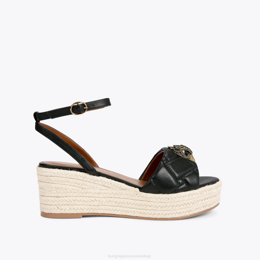 femei negru Kurt Geiger espadrile london kensington 65 N02B333 | încălțăminte