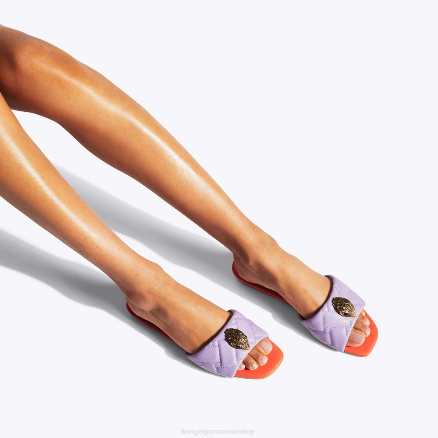 femei alte Kurt Geiger sandale plate london kensington N02B286 | încălțăminte