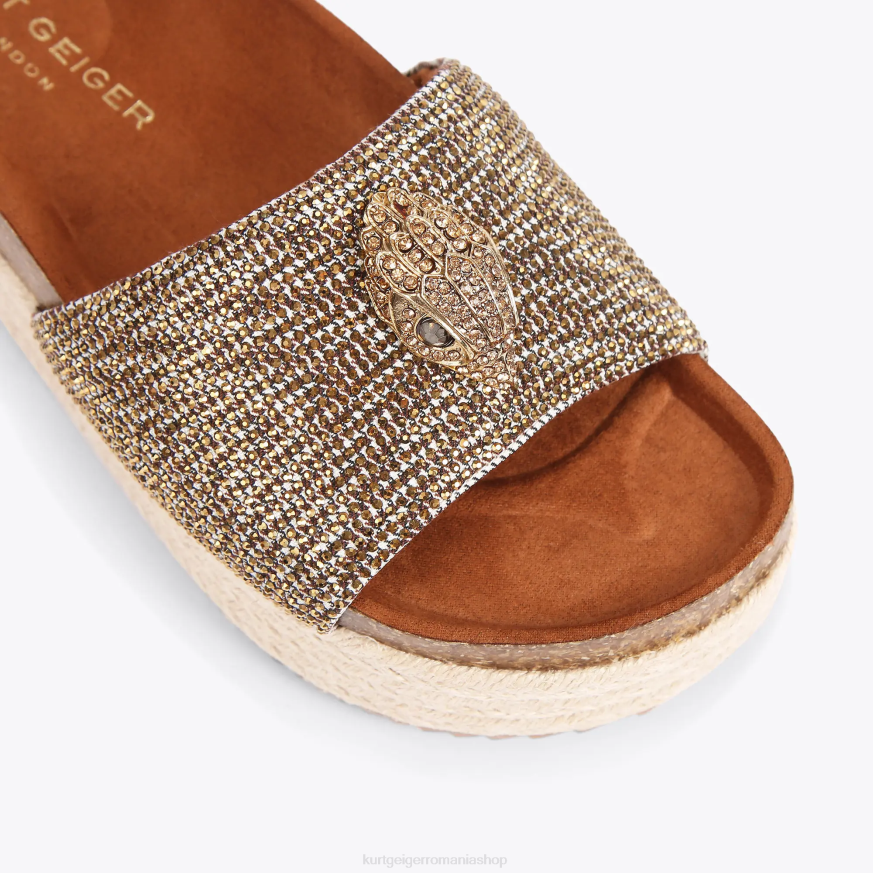 femei bej Kurt Geiger Londra Kensington flatform N02B440 | încălțăminte