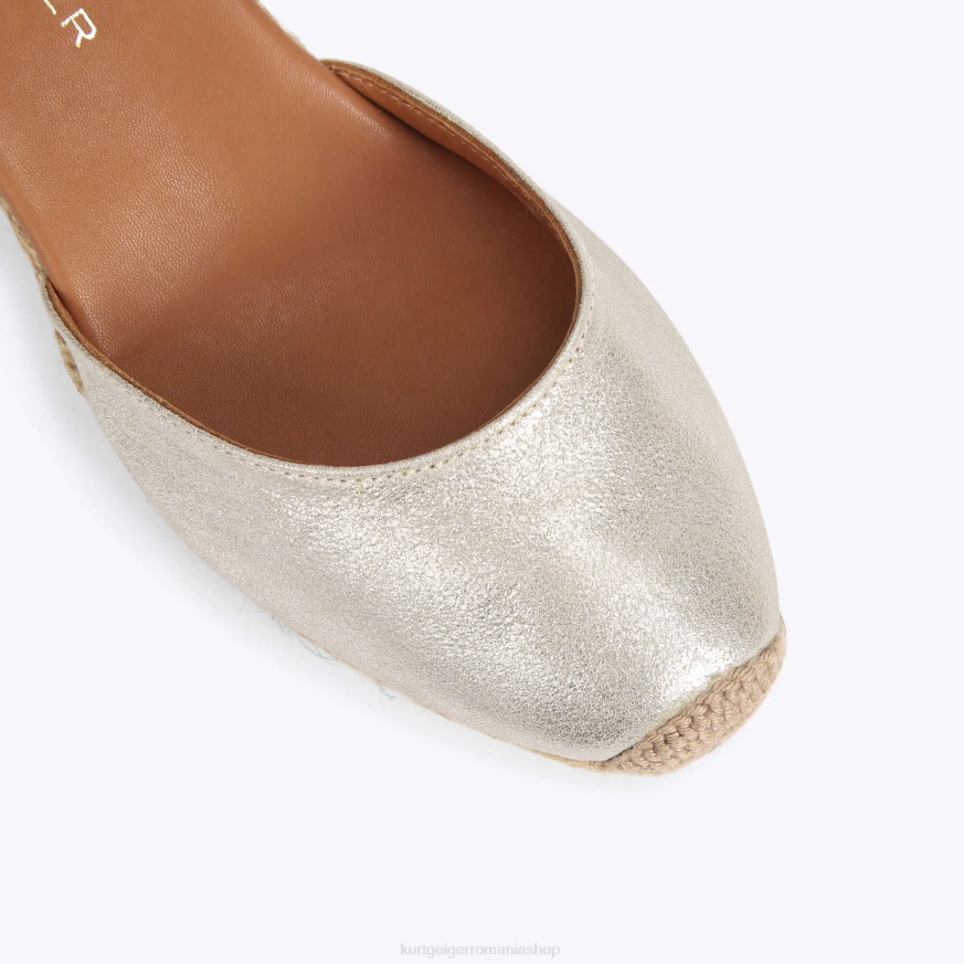 femei combinație de aur Kurt Geiger londra monty N02B370 | încălțăminte