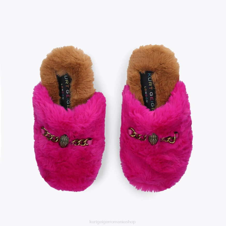 femei combinație de cămilă Kurt Geiger london chelsea slipper N02B359 | încălțăminte