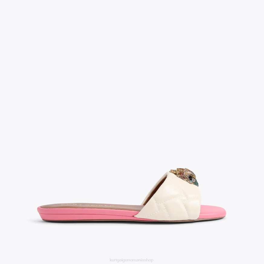 femei combinație de oase Kurt Geiger sandale plate london kensington N02B348 | încălțăminte