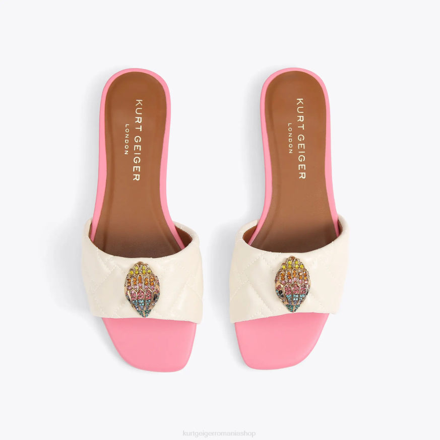 femei combinație de oase Kurt Geiger sandale plate london kensington N02B348 | încălțăminte