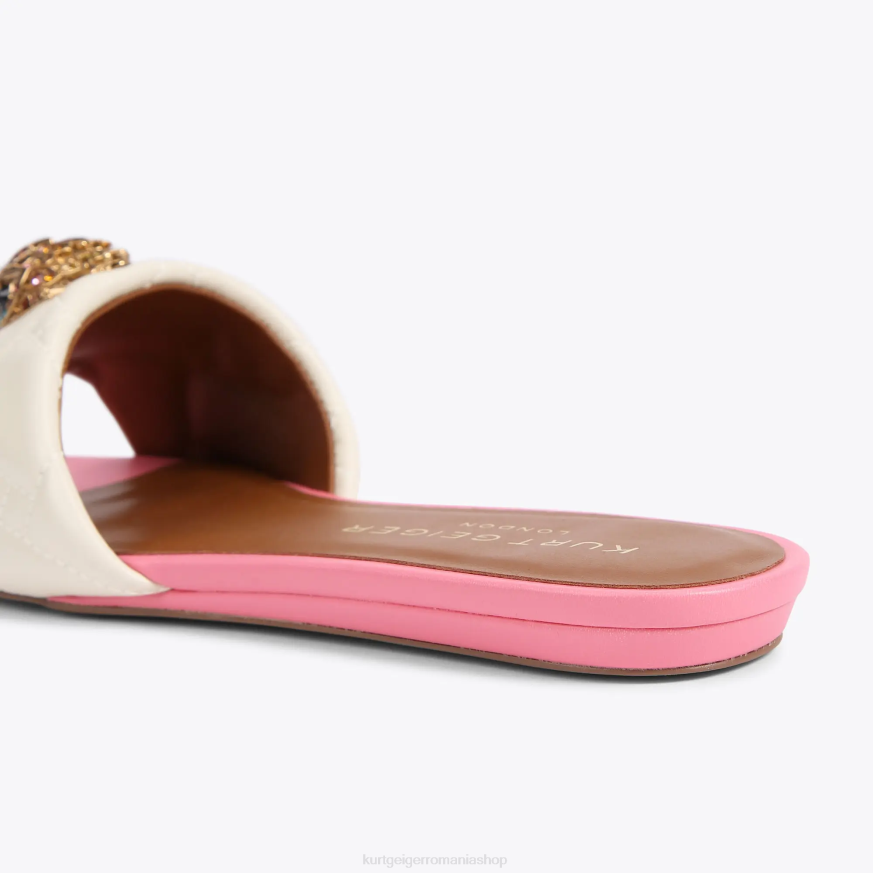 femei combinație de oase Kurt Geiger sandale plate london kensington N02B348 | încălțăminte