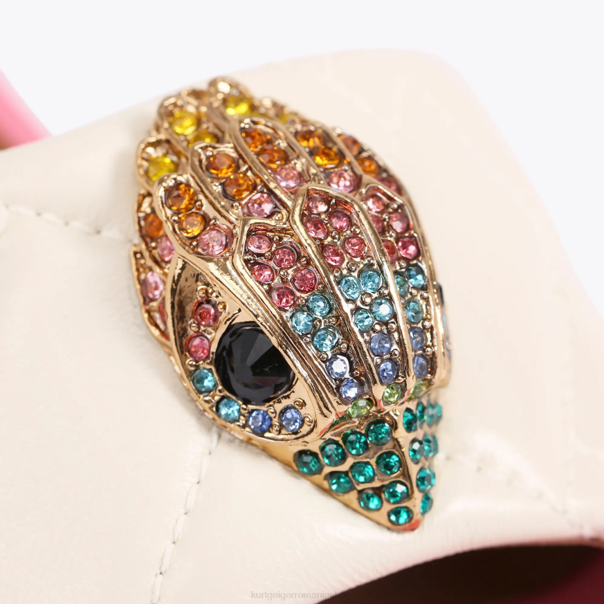 femei combinație de oase Kurt Geiger sandale plate london kensington N02B348 | încălțăminte