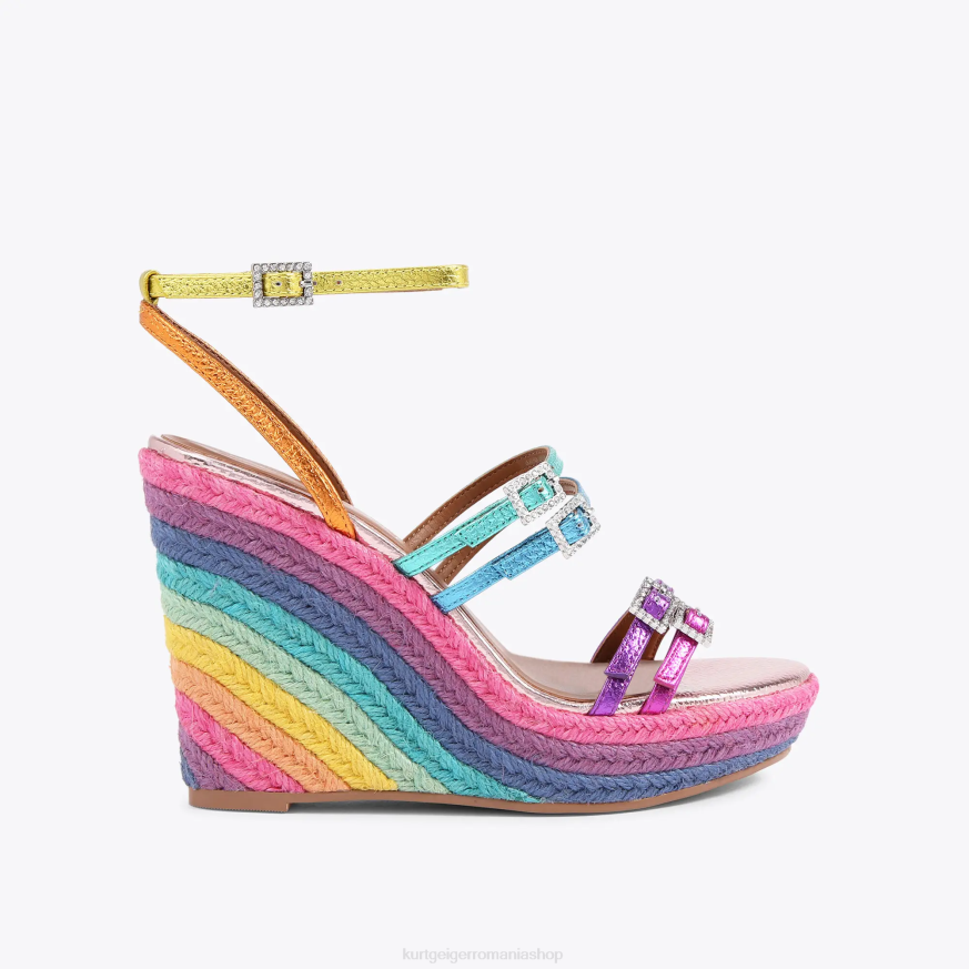 femei multi/altele Kurt Geiger london pierra wedge N02B191 | încălțăminte
