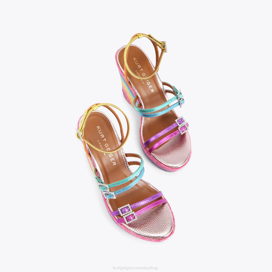 femei multi/altele Kurt Geiger london pierra wedge N02B191 | încălțăminte