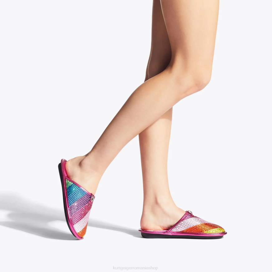 femei multi/altele Kurt Geiger papuc Kensington de Londra N02B162 | încălțăminte