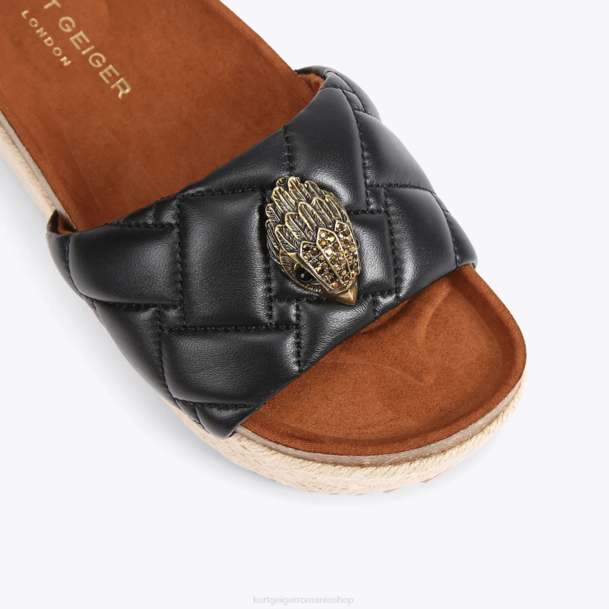 femei negru Kurt Geiger Londra Kensington flatform N02B439 | încălțăminte