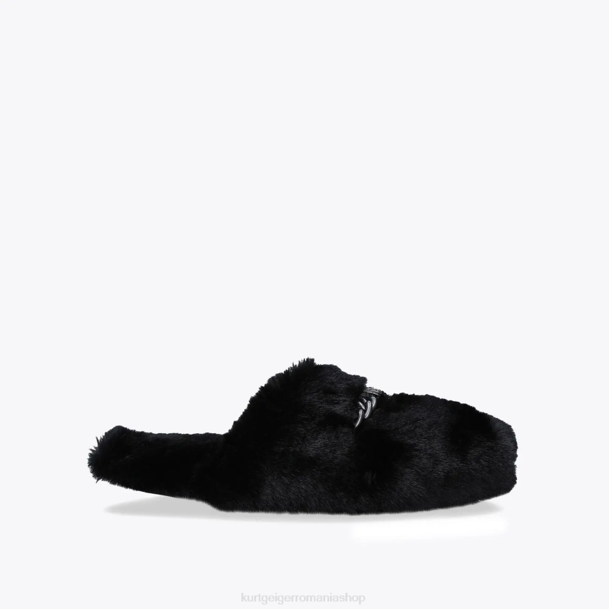 femei negru Kurt Geiger london chelsea slipper N02B358 | încălțăminte