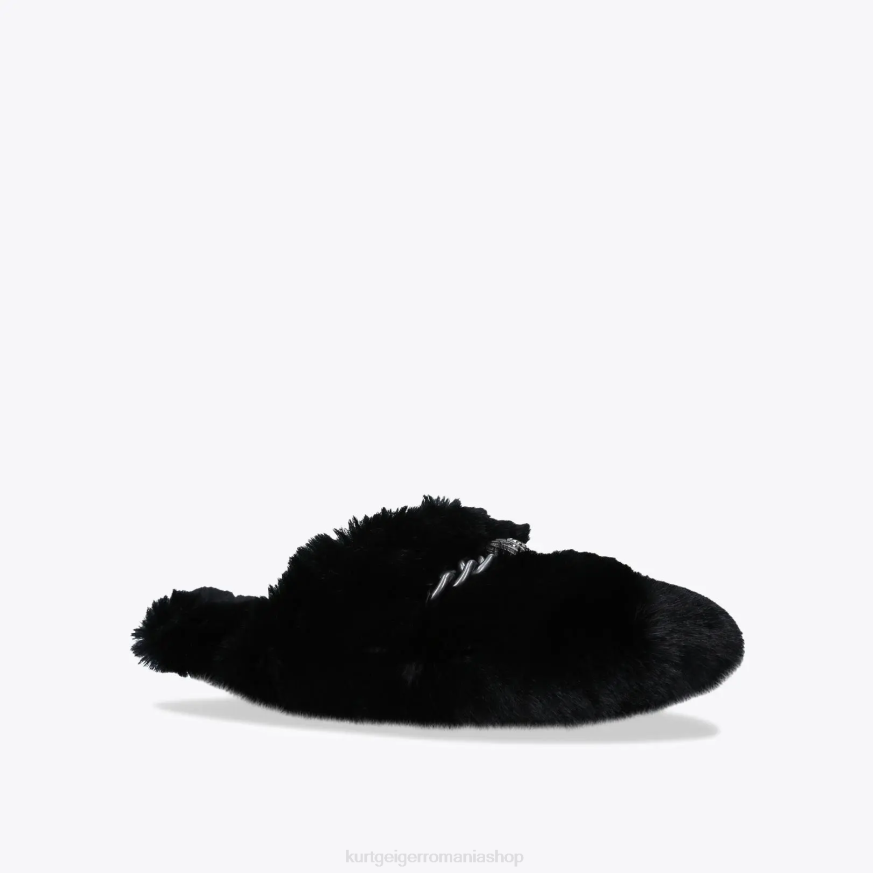 femei negru Kurt Geiger london chelsea slipper N02B358 | încălțăminte