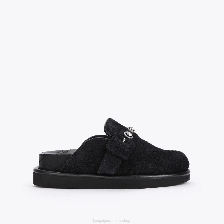 femei negru Kurt Geiger london orson crystal mule N02B384 | încălțăminte