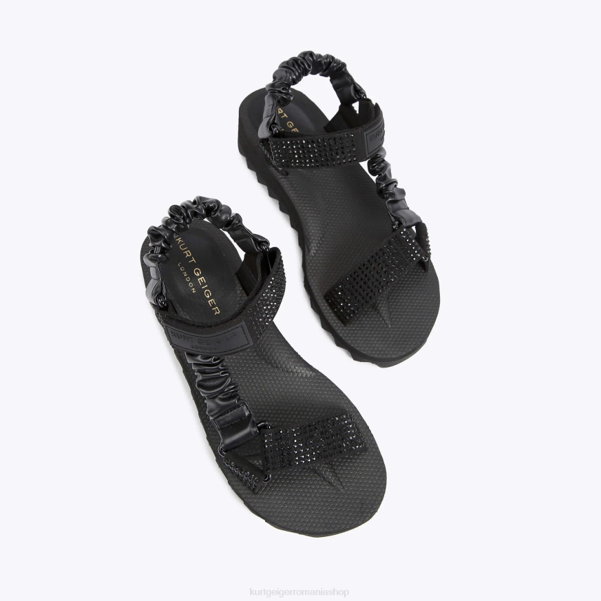 femei negru Kurt Geiger londra orion N02B427 | încălțăminte