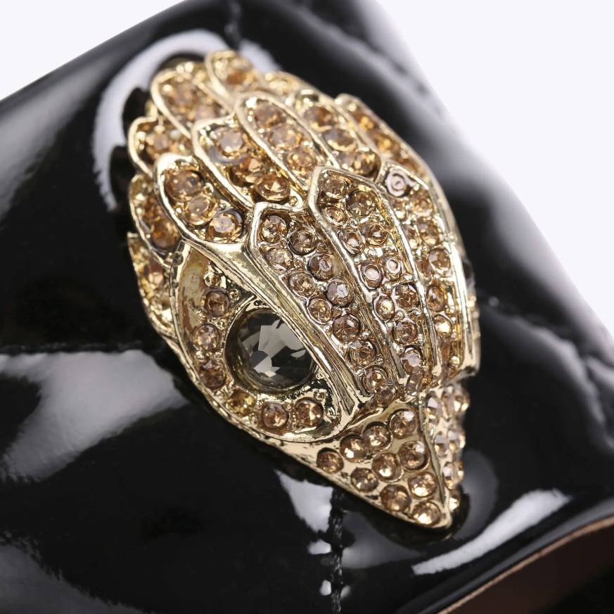 femei negru Kurt Geiger pană Kensington din Londra N02B346 | încălțăminte